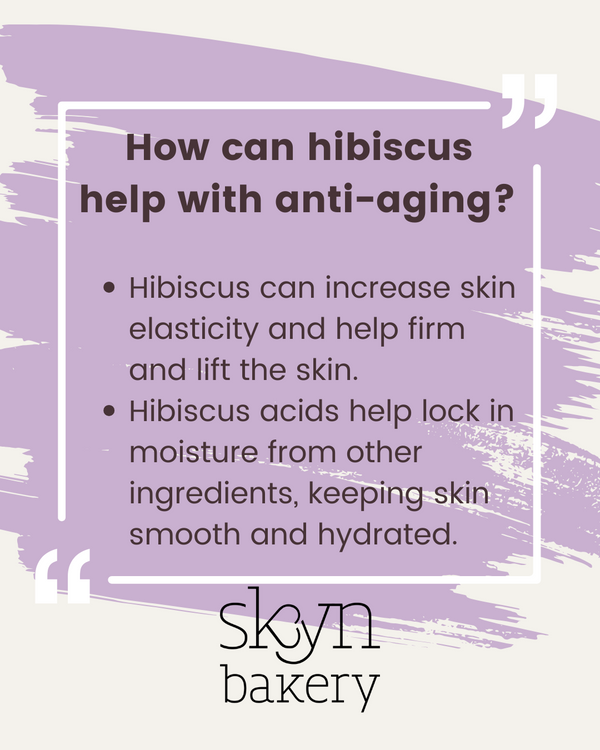 How can Hibiscus help with anti-aging?