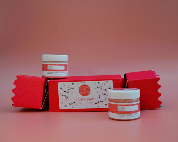 Santa Baby Christmas Cracker Gift Box | Body Butter and Body Scrub