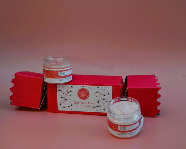 Santa Baby Christmas Cracker Gift Box | Body Butter and Body Scrub